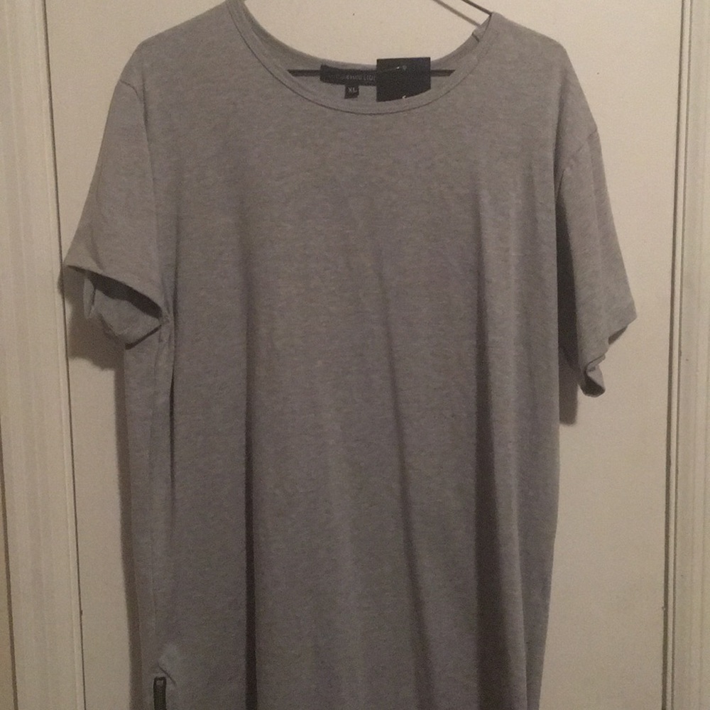 Never worn, grey, short sleeve t-shirt.